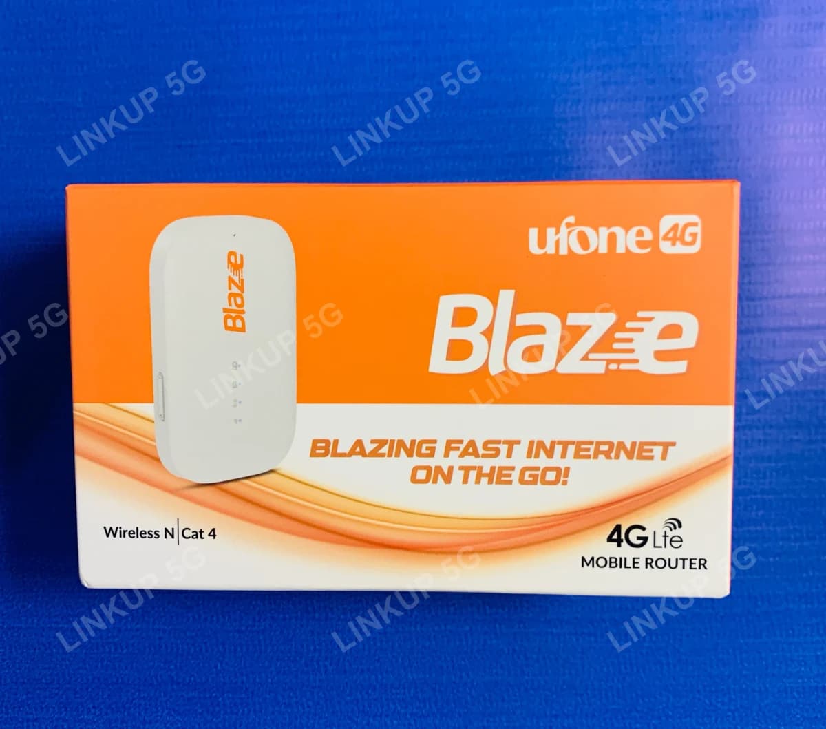 Ufone Blaze DWR-401 retail box, front view